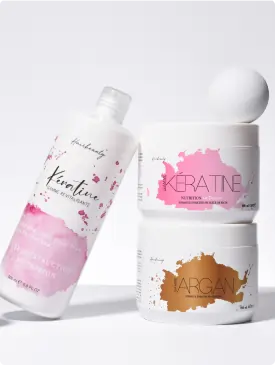 photo du pack kératine + argan